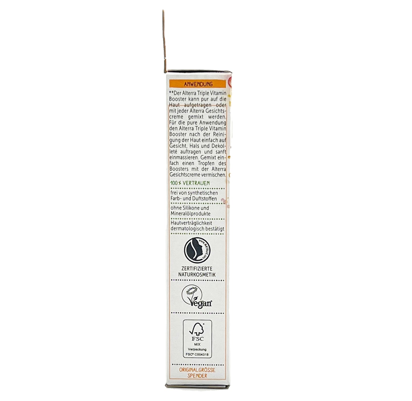 Alterra NATURKOSMETIK Triple Vitamin Booster (15 ml)