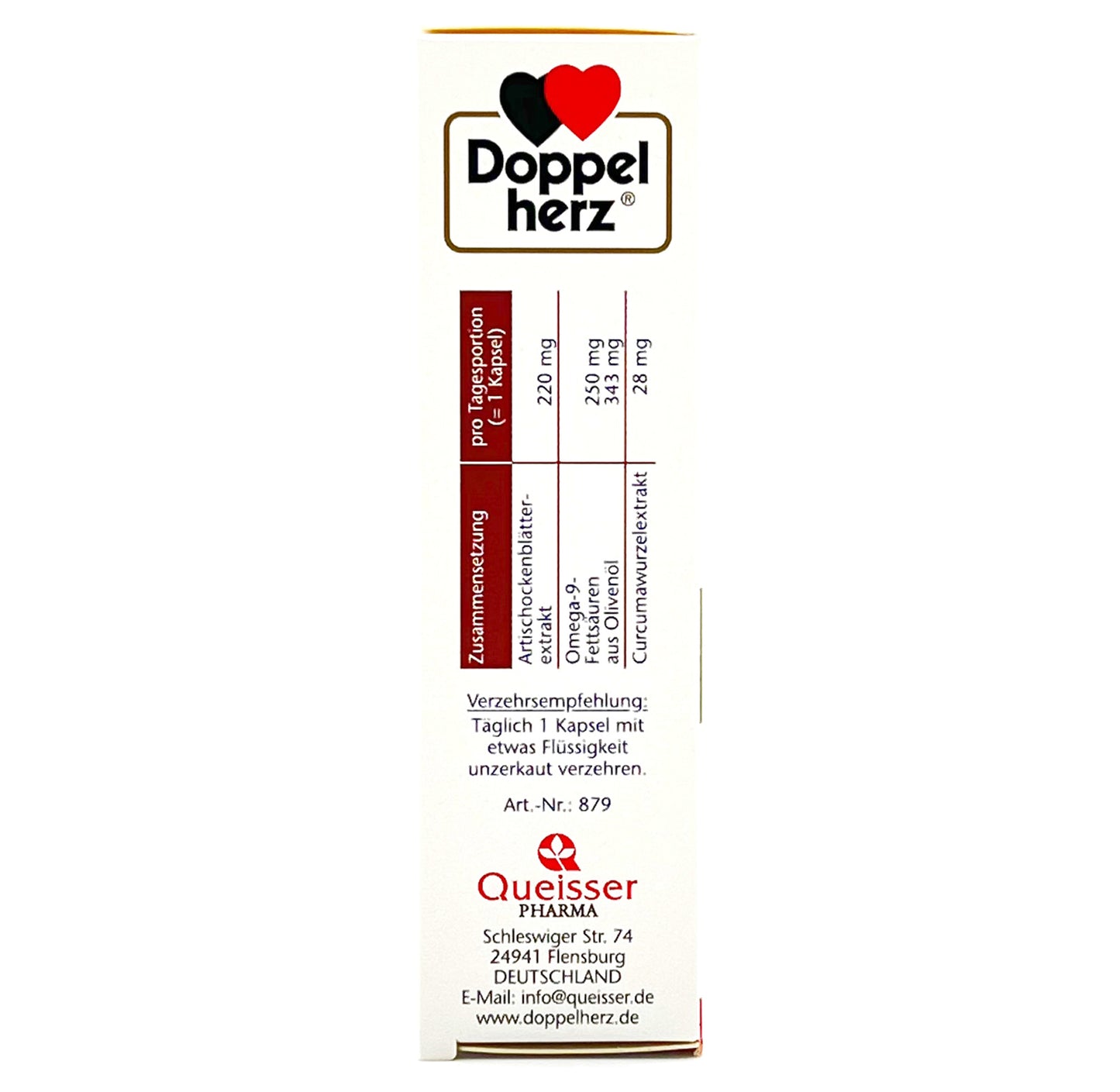 Doppelherz aktiv Artischocke+Curcuma+Olivenöl (30 Stk.)