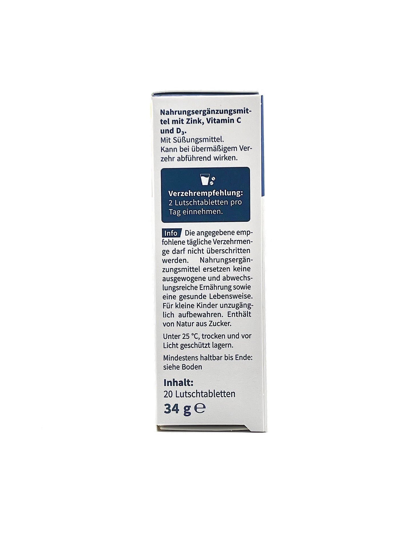 Sanotact Zink + C + D Lutschtabletten (20 Stk.)