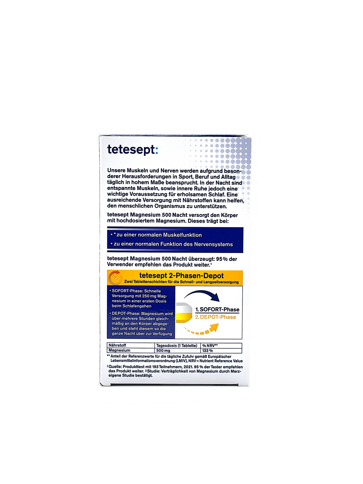 tetesept Magnesium 500 Nacht Depot-Tabletten (30 Stk.)