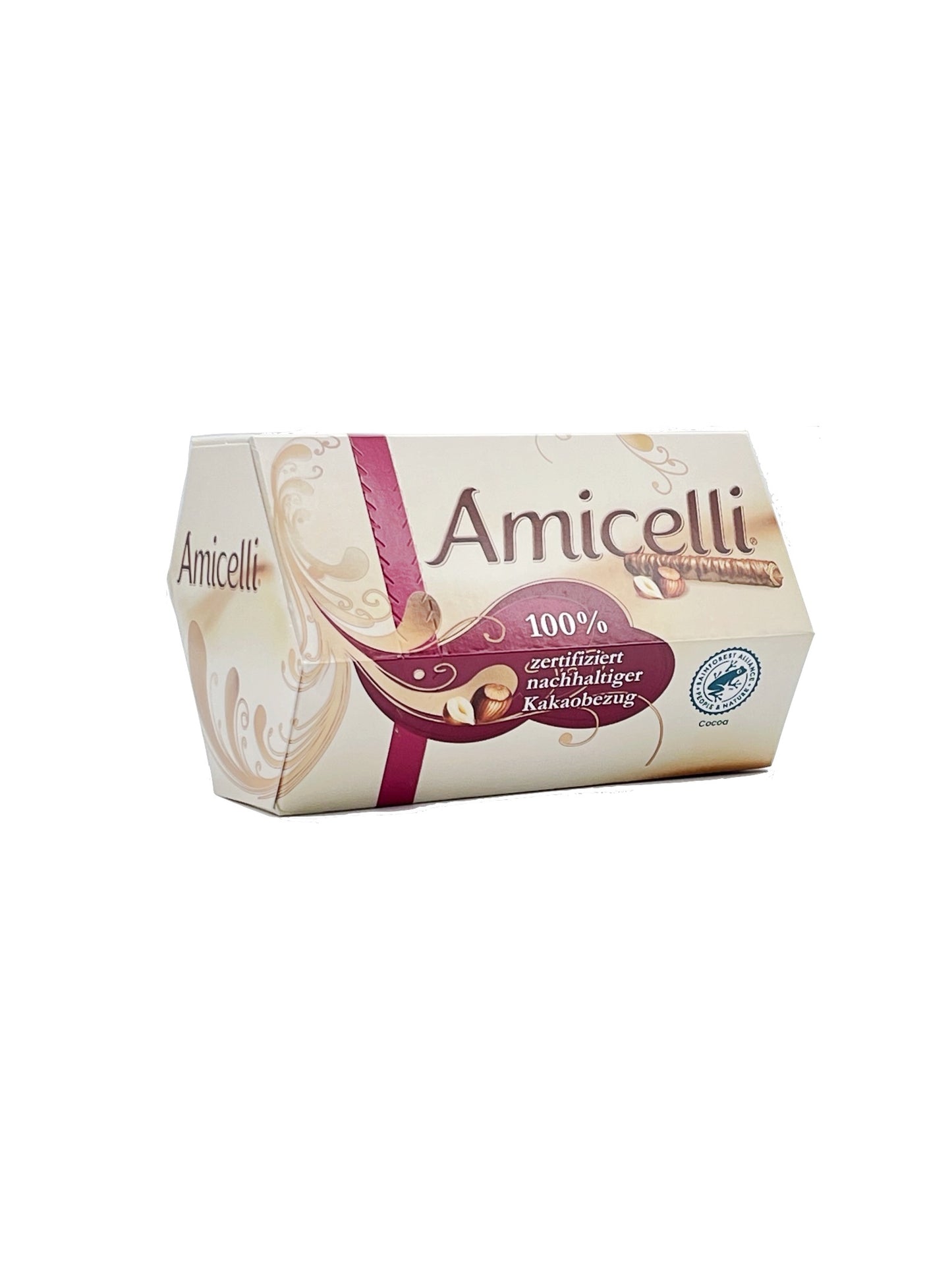 Amicelli Haselnuss 16 Waffelröllchen (200g) Restposten: MHD 11/2024