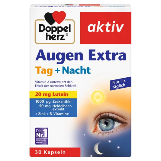 Doppelherz aktiv Augen Extra Tag + Nacht Kapseln (30 Stk.)