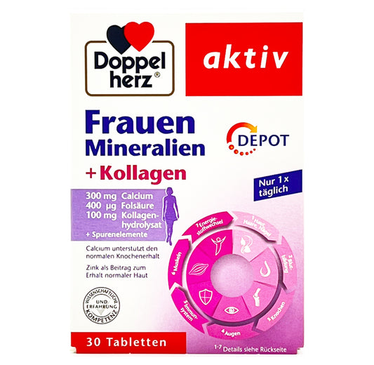 Doppelherz Frauen Mineralien + Kollagen (30 Stk.)