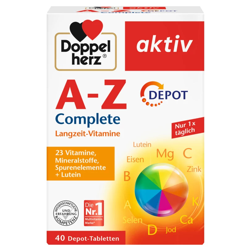 Doppelherz aktiv A-Z DEPOT Complete Langzeit-Vitamine (40 Stk.)