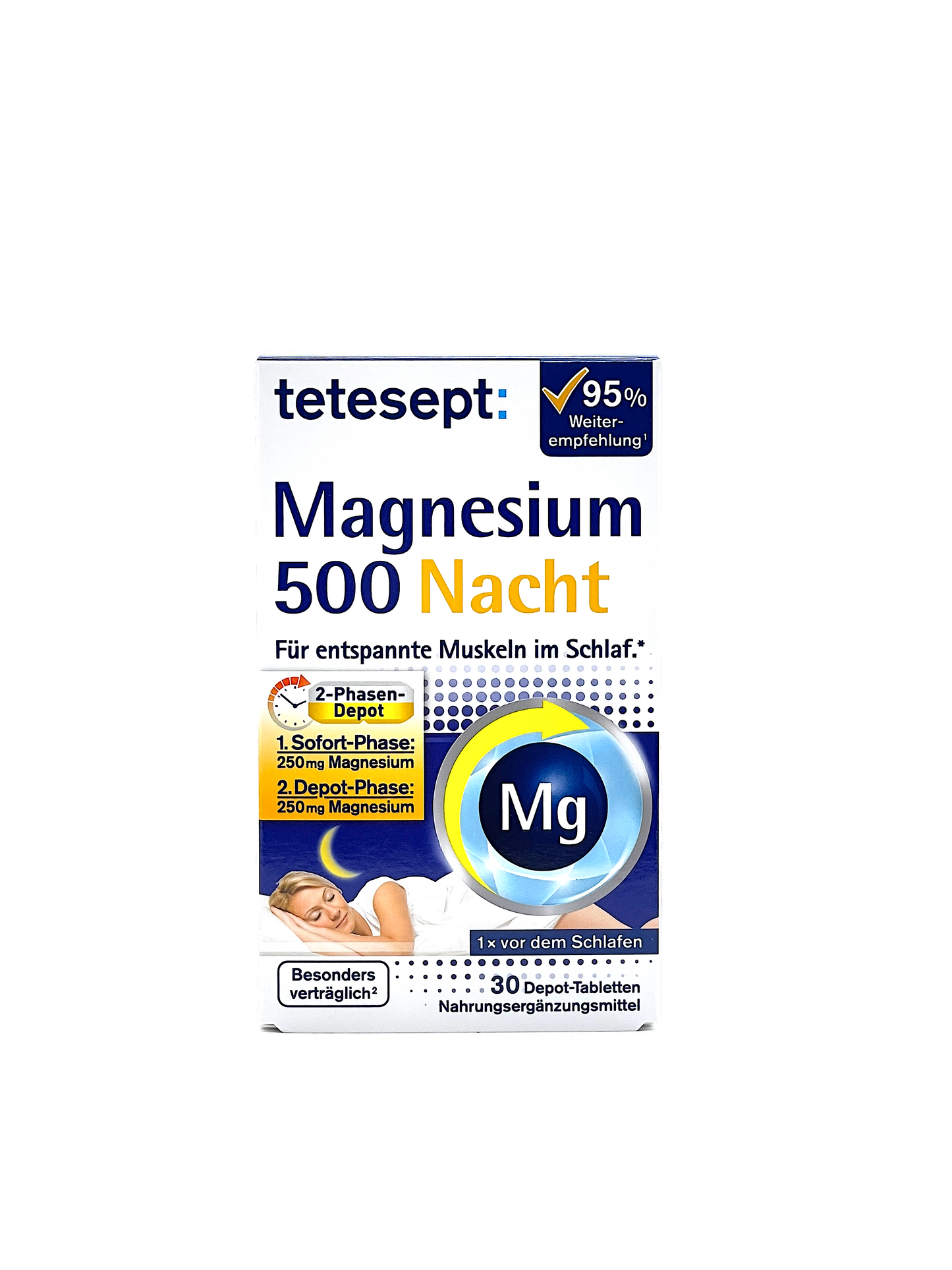 tetesept  Magnesium 500 Nacht Depot-Tabletten (30 Stk.)