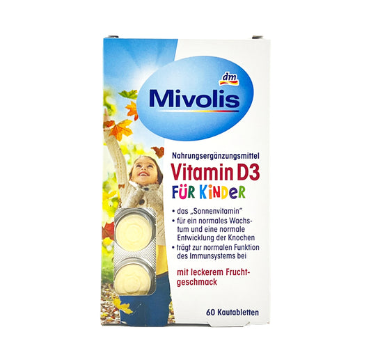 Mivolis Vitamin D3 für Kinder, Kautabletten (60 Stk.)