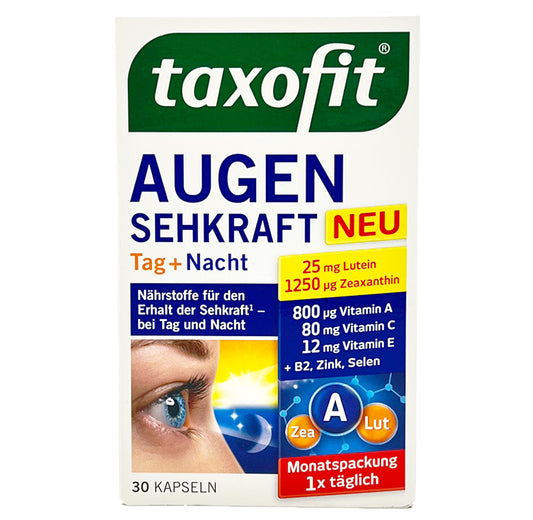 Taxofit Augen Sehkraft Tag+Nacht Kapseln (30 Stk.)